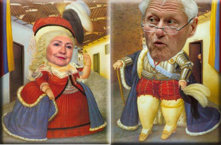 How Did Hillary Clinton Become Marie Antoinette? - Bill the XVI and Hillary Antoinette