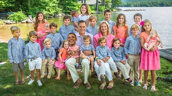 He Would Look Just Like ME - Would MSNBC panel make fun of Romney photo with black grandchild if?