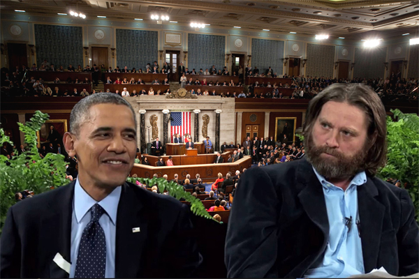 Which is More Rare? Obama Health Care Speech to Joint Session of Congress or Zach Galifianakis