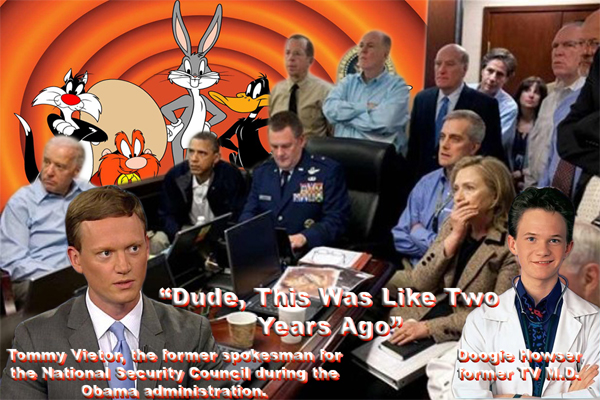 Benghazi Really: Tommy Vietor, the former spokesman for the National Security Council during the Obama administration or Doogie Howser former TV M.D. - “Dude, This Was Like Two Years Ago” (Obama Photoshopped In The War Room before Elections)