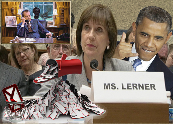 Nixon: The 18½ minute gap, Rose Mary Woods said she had made “a terrible mistake” - the “smoking gun” tape impeached me? / Obama: Deleted Emails from 2009 - 2011 - Lois Lerner and the Press have my back.