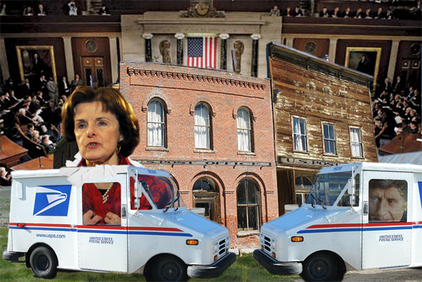 Going Postal: U.S. Senator Dianne Feinstein's Husband, Richard C. Blum sells post offices to his friends - Cheap
