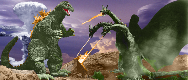 Godzilla - Ghidorah (threee headed monster): A Government Made Too Big to Fail