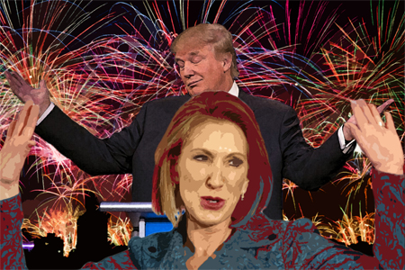 Donald Trump - Carly Fiorina Fireworks