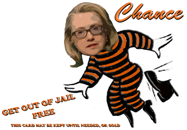 Hillary Clinton Get Out of Jail Card: Investigation into Hillary's email server focuses on Espionage Act and could get her 10 years in jail as FBI agent says she could be prosecuted just for failing to tell Obama