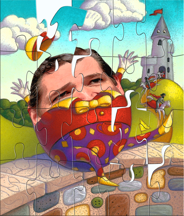 >Ted Cruz - Humpty Dumpty on one question in GOP Debate