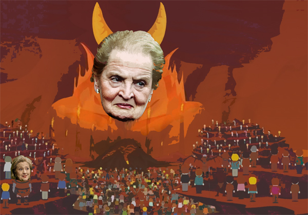 Madeleine Albright: there is “a special place in hell” for women who do not support Clinton