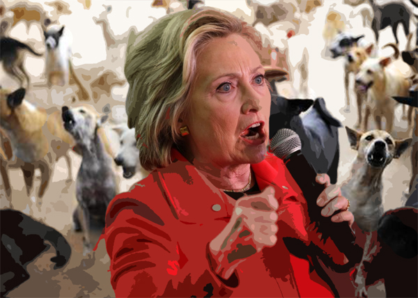 Campaign “Tales”: Hillary Clinton barks like an attack dog in attack on Republicans