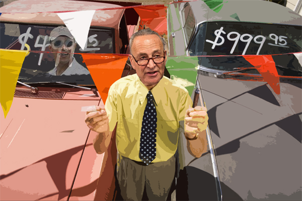 With All Due Respect Mr. “Chuck” Schumer: “Talks One Way and Does Another” - What President Are You Talking Of? - Not Buying What Used Car You're Peddling