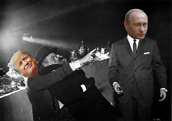 Dr. Strangelove Trump, Putin and Russian Ambassador