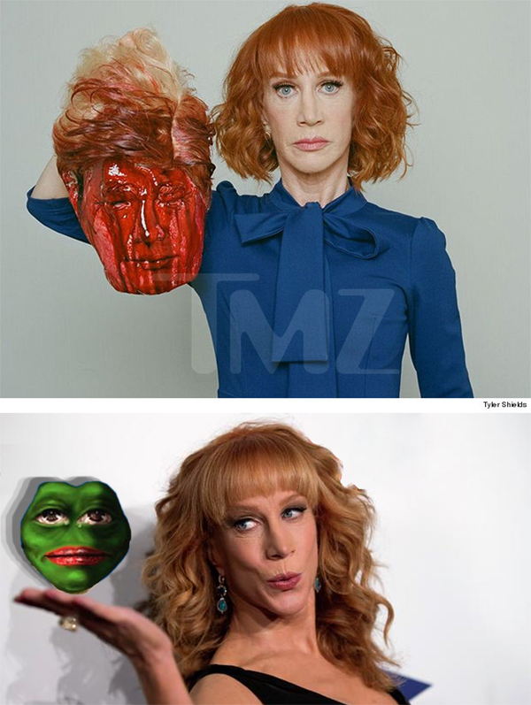 CNN 'evaluating' Kathy Griffin's role after decapitated Trump photo