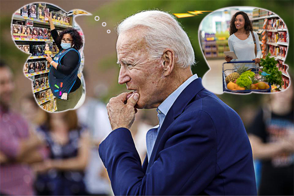 How Joe Biden Views The Racist World:  “Wealthy people were able to stay home during lockdown because 'some black woman was able to stack the grocery shelf”
