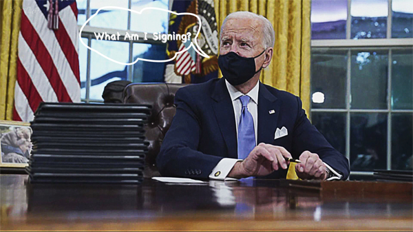 Joe Biden What Am I Signing