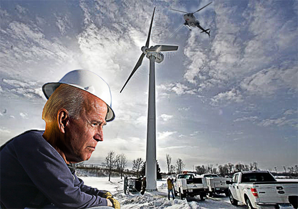 Green New Deal, Biden's Schiemiel: Wind Turbines Freeze and Fail:
