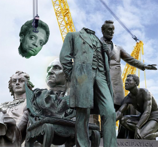 Chicago mayor Lori Lightfoot unveils list of 40 city statues being reviewed for removal, including monuments of Lincoln and Washington