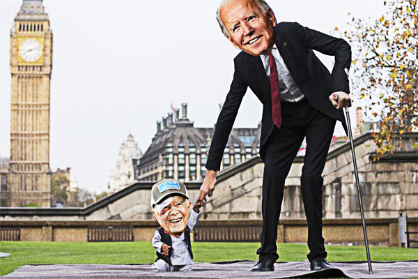 World's Tallest Midget / World's Smallest Giant: Biden's visit the Carters