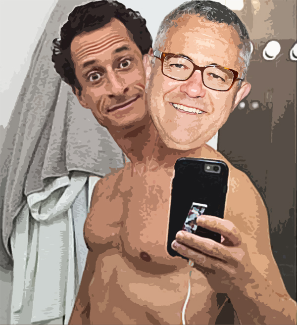 Man With Two Heads Jeffery Tobin, Anthony Weiner - The Media’s Hypocrisy As They Turn Their Heads: CNN Banned Me For Saying “Boobs” But Welcomed Back “Guy Caught Masturbating On A Zoom Call”