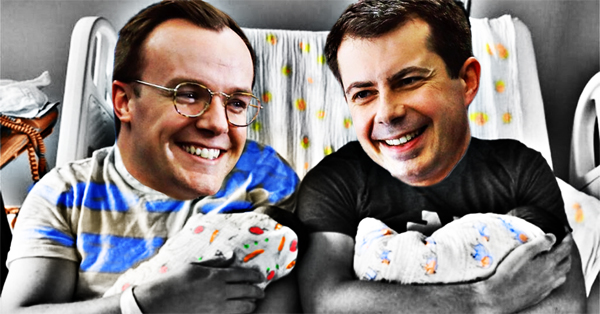 “Why are they in a hospital bed?” Secretary of Transportation, “Mayor Pete” Buttigieg reveals his two children on with husband Chasten, as congratulatory messages were accompanied by many questioning the photo-op moment