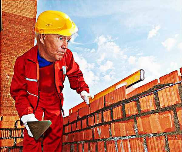 BIDEN BUILDS WALL: Joe Biden builds $500k wall around his Delaware beach home but still refuses to finish Trump's border wall as illegal migration reaches record level