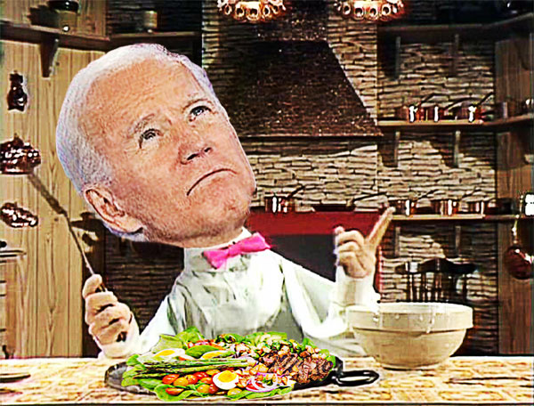 Biden serves up more word salad, jokes Jill Biden has second husband, loses his mask