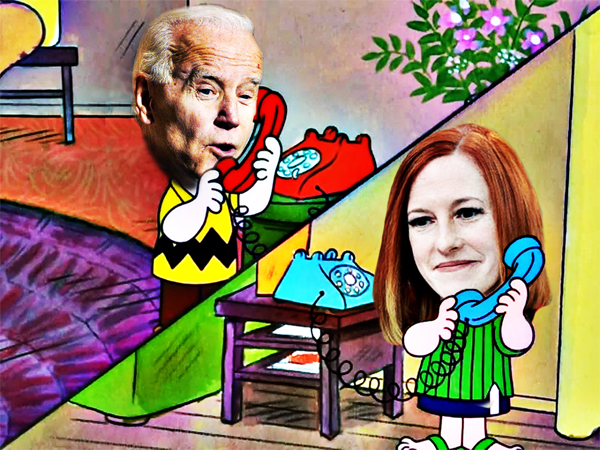 Charlie Brown and Jen Psaki Affectionately Known as Peppermint Patty, Last Hours at The White House Bid Adieu