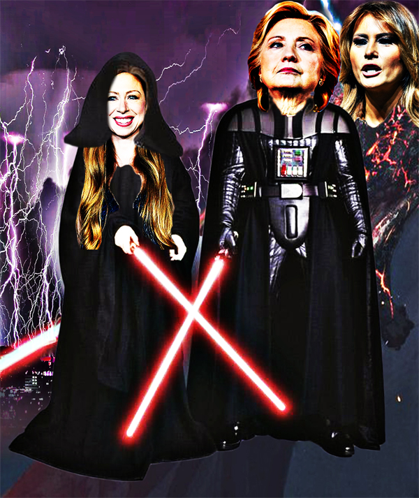 Dark Side Of The Force: Taunts Melania Trump