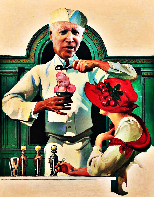 Joe Biden “The Ice Cream Man&rdquo: