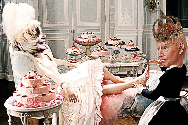 Queen Nancy Pelosi-Antoinette, King Joe XVI “Let Them Eat Cake”