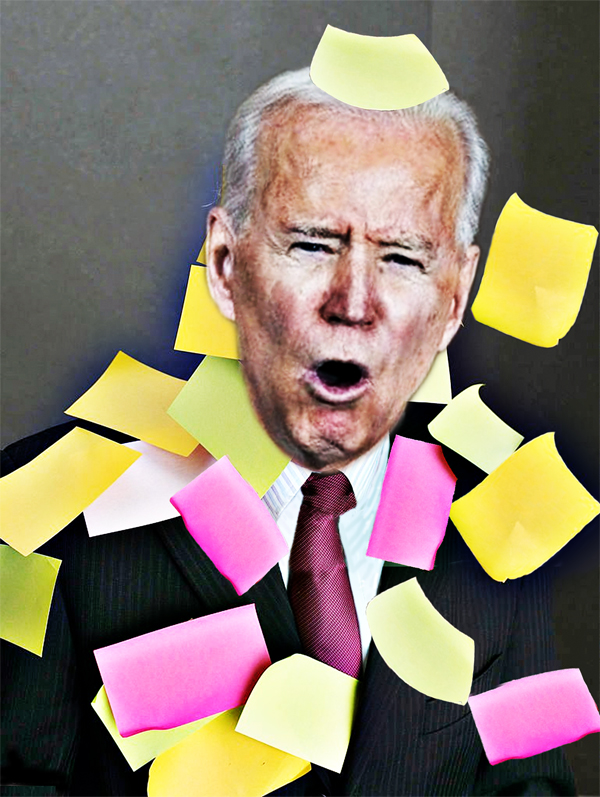 Post-It Notes Biden ® - “YOU Will Sit”