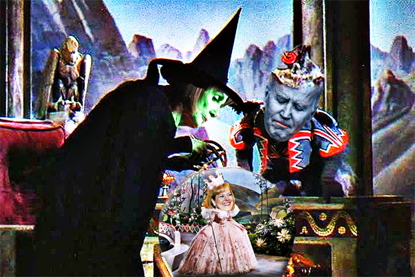 Wicked Witch Of The West's Crystal Ball, On The Good Witch - Reveals A Witch Hunt