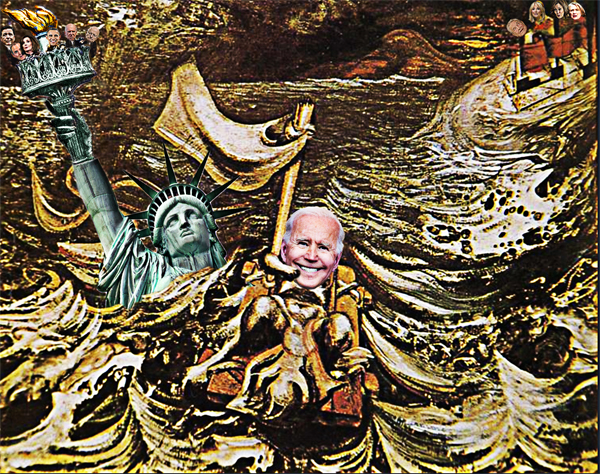 Statue of Liberty Under Attack By Biden And His Conspirators