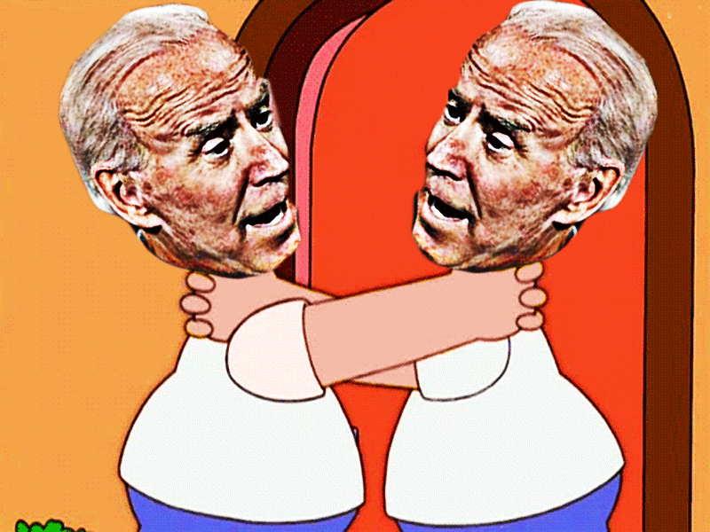 Biden Struggles With Inner Self - Gets & Gives No Respect