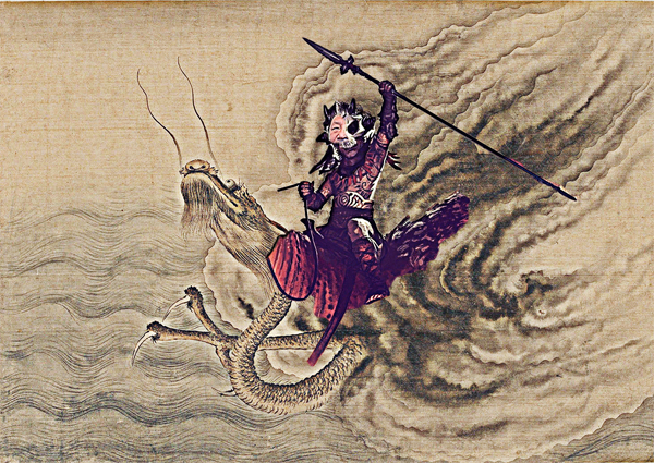 Xi Jinping Riding Chinese Dragon