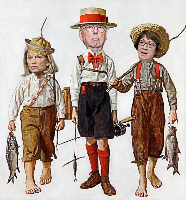 THE THREE AWOL SENATORS