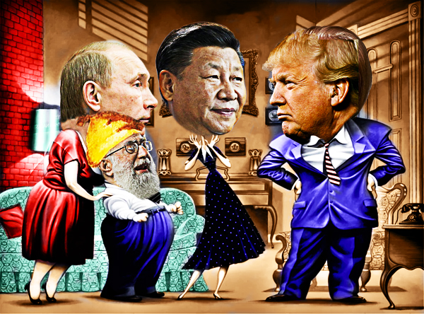 TEHRAN BURNS - Ayatollah “You Gotta Lotta Splainin To Do” Vladinir, Xi and Trump