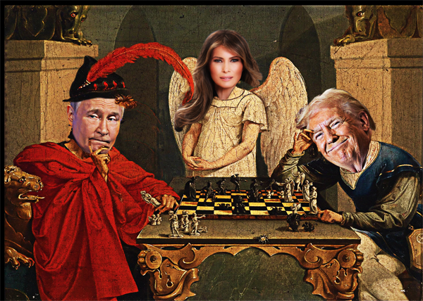 Putin Playing Russian Chess