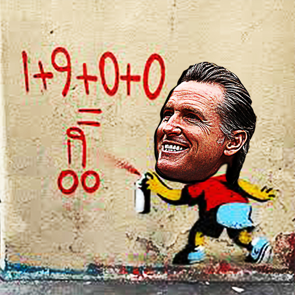 Governor Gavin Newsom Math Problem Report