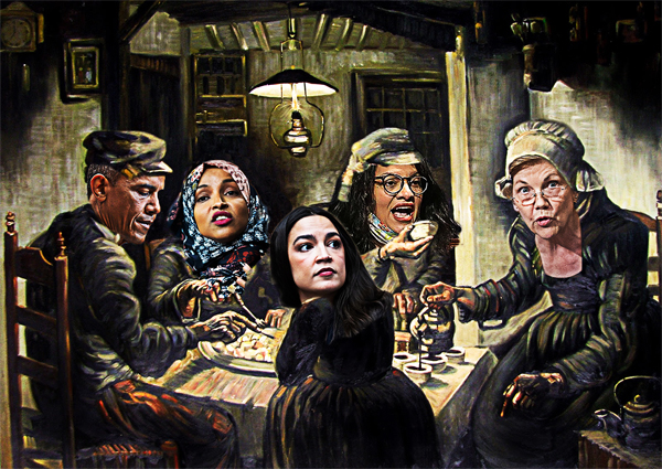 WHITE HOUSE PRESS CORRESPONDENTS' DINNER - POTATO EATERS BREACH
