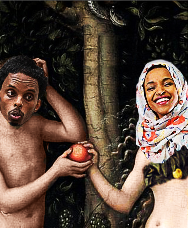 Adam and Eve: Brother/Husband Ahmed Elmi; Minnesota Congresswoman Iham Omar