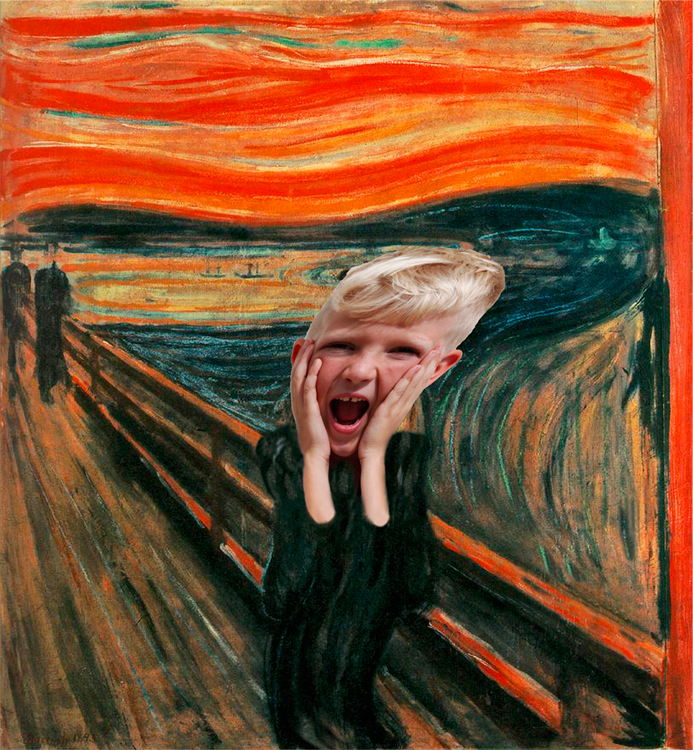 “Ethan (Munch) The Scream”