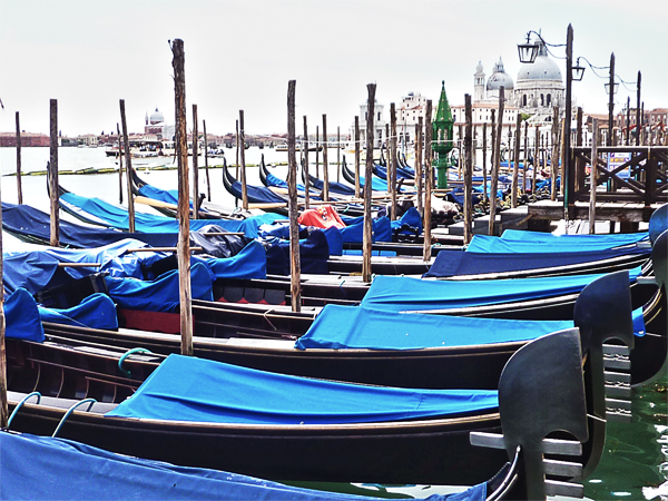 Blue Boats of Venice