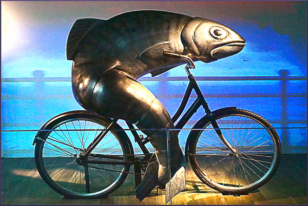 Guiness Bicycle Fish in Green
