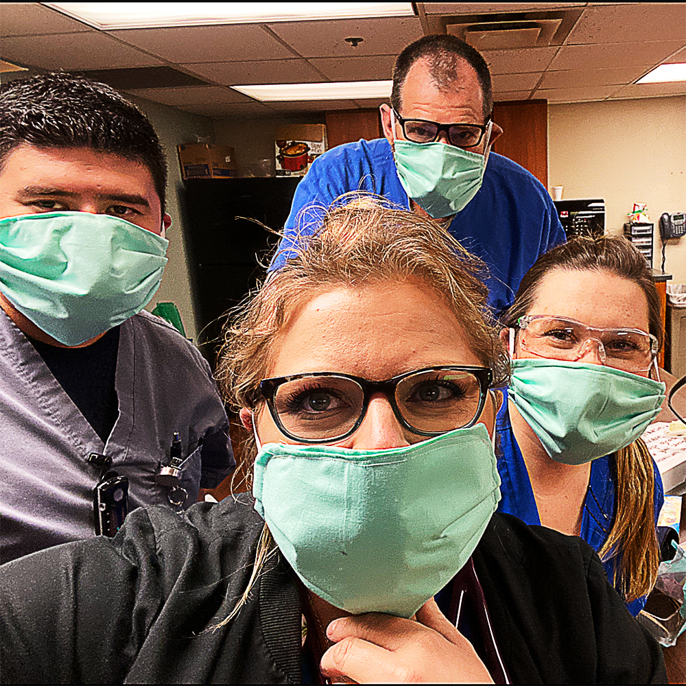 ICU Shift: Homemade Masks For Daughter and Workers During Shortage - The Virus