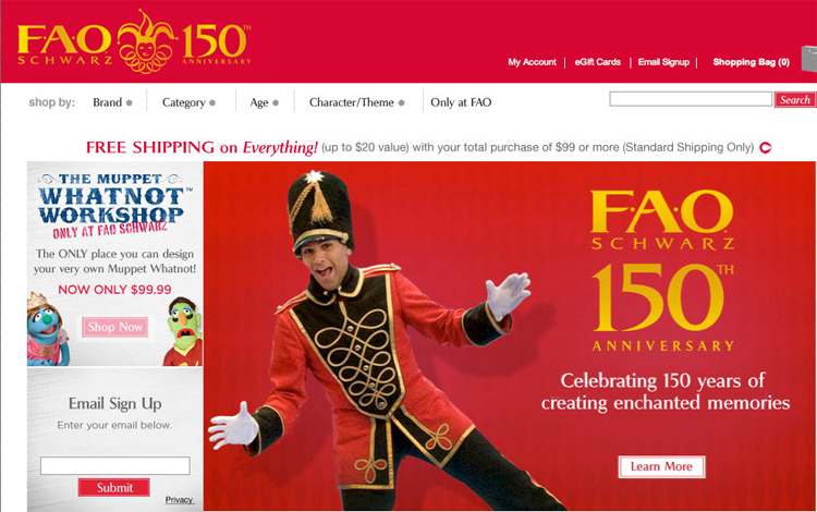 FAO Schwarz Celebrates 150th Anniversary by Presenting Gallery of Historic Toys