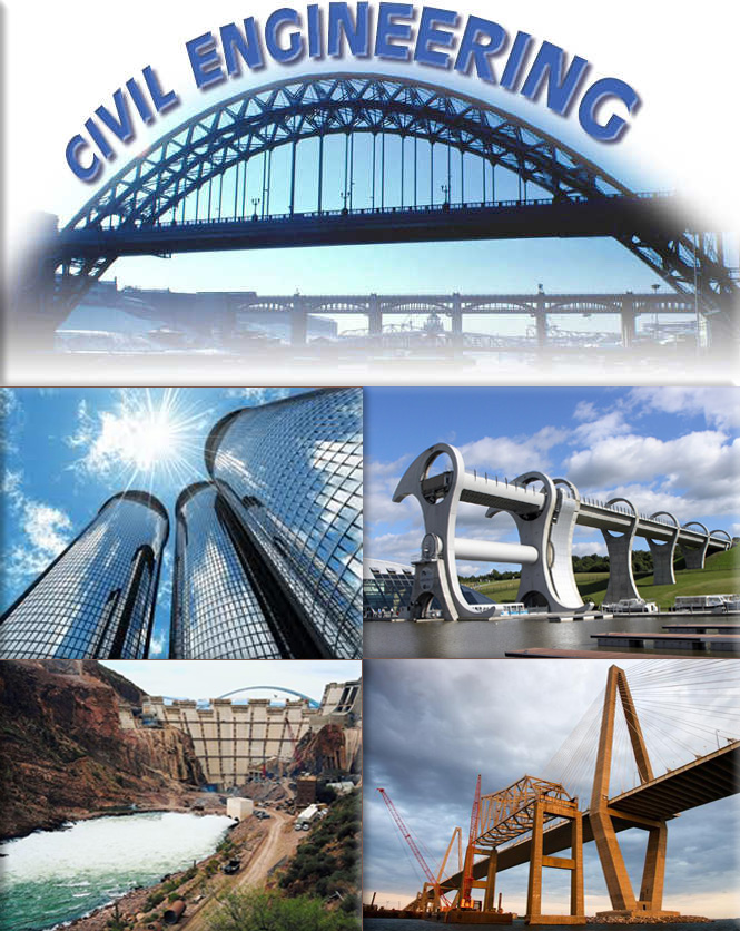Civil engineering is a professional engineering discipline that deals with the design, construction, and maintenance of the physical and naturally built environment, including works like roads, bridges, canals, dams, and buildings
