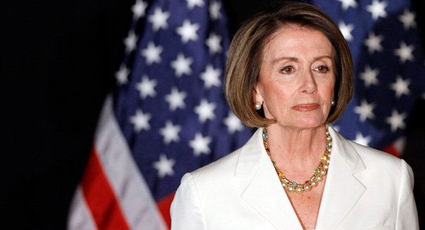 Nancy Pelosi, first female Speaker of the House in U.S. history, credit Associated Press