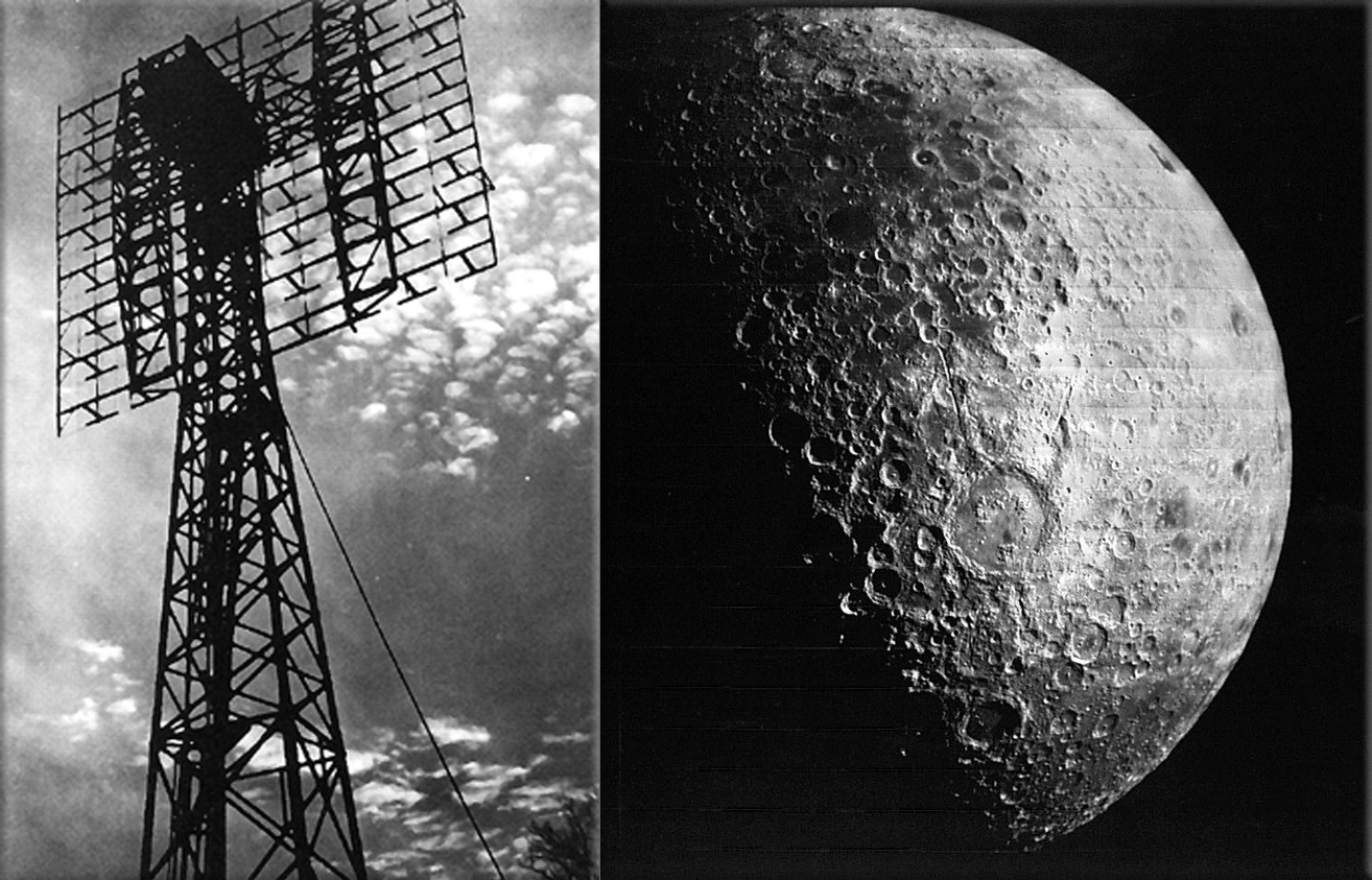 Project Diana: The United States Army Signal Corps successfully conducts bouncing radio waves off the moon and receiving the reflected signals