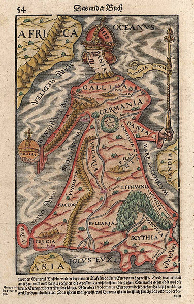 Bohemia as the heart of Europa regina, 1570