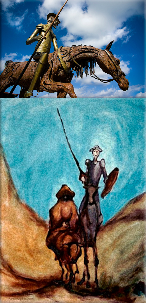 Don Quijote, credit Ian David Blüm; Don Quixote by Kevin Middleton