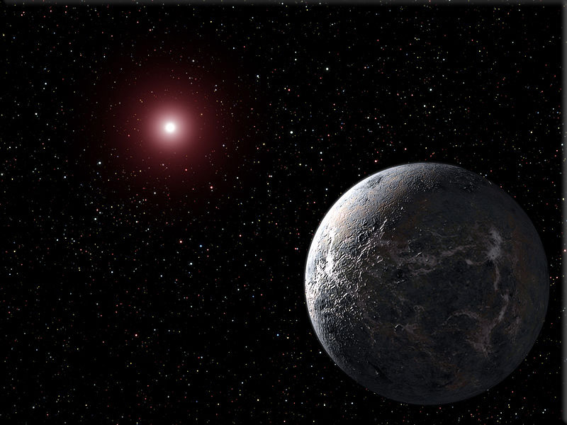 OGLE-2005-BLG-390Lb is a 'super-Earth' extrasolar planet orbiting the star OGLE-2005-BLG-390L, which is situated 21,500 ± 3,300 light years away from Earth, near the center of the Milky Way galaxy